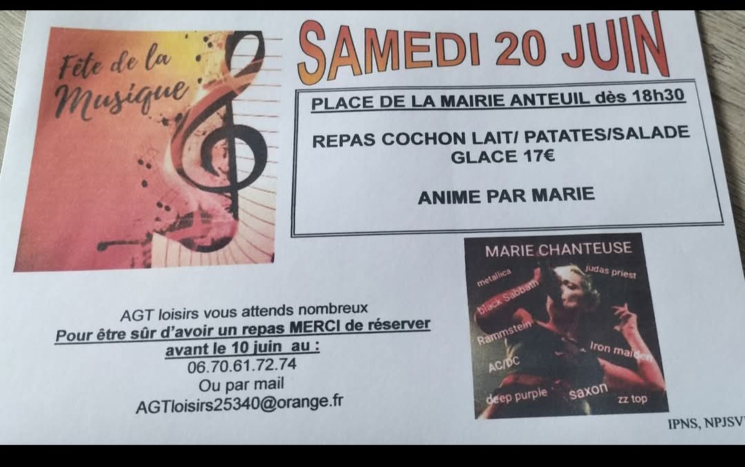 Fête de la musique : Anteuil