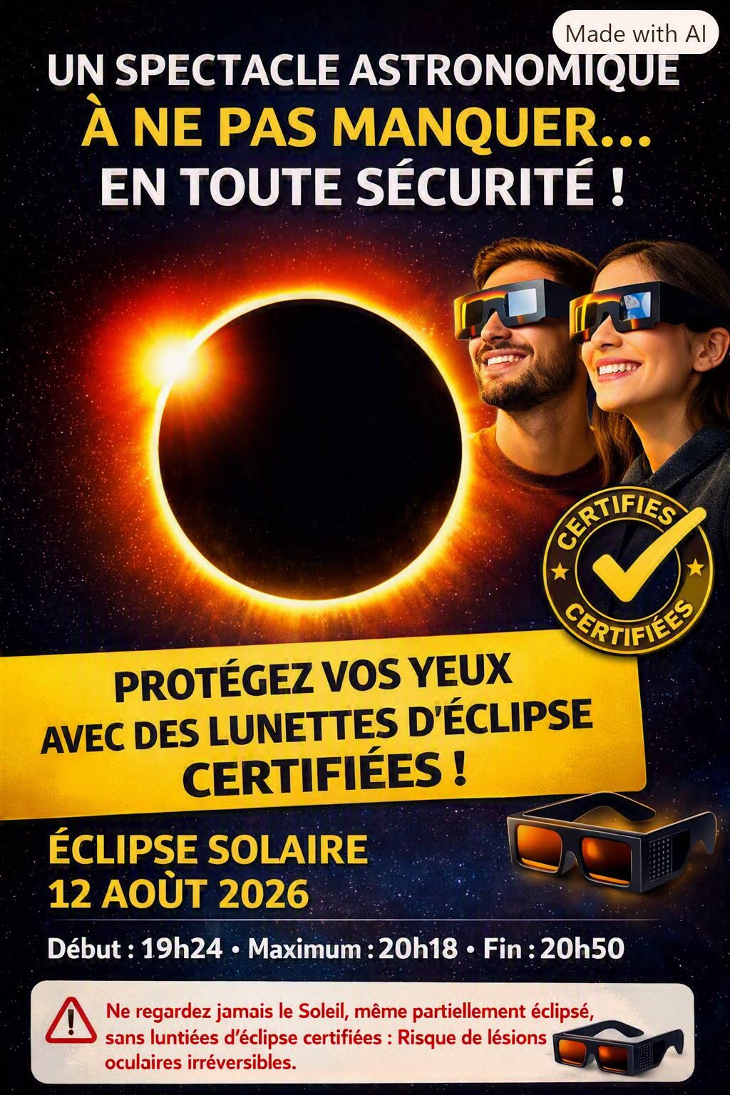 Le 12 août, on lève les yeux !