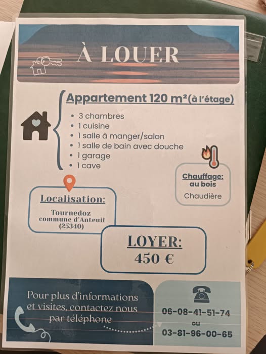 Appartement Tournedoz