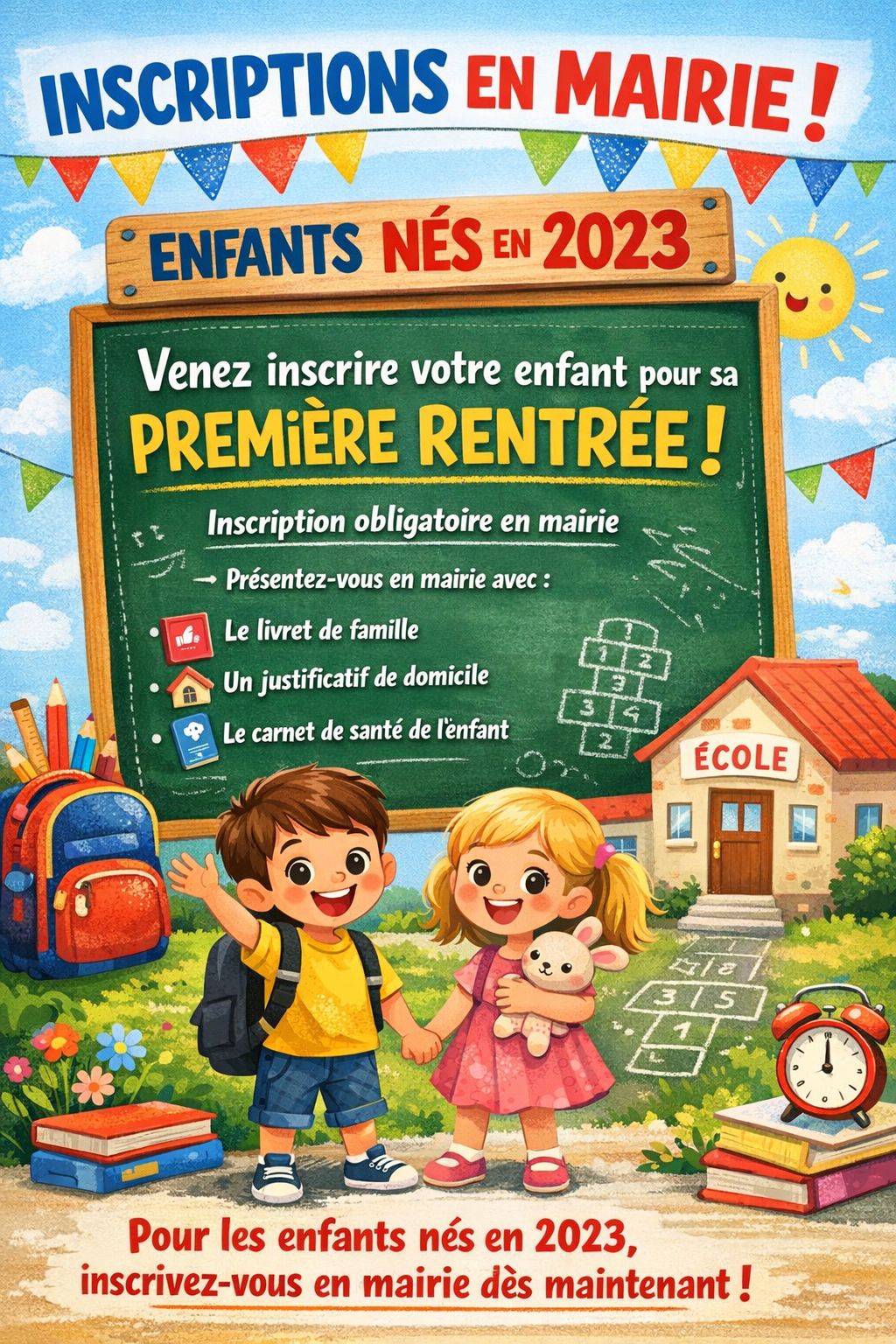 Inscription école et périscolaire